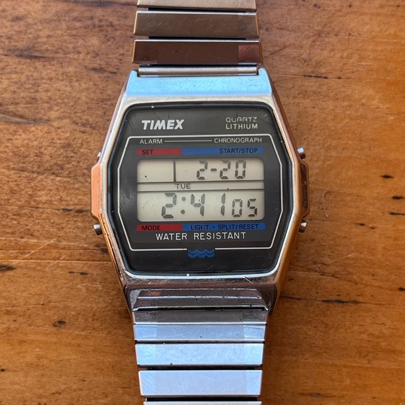 Timex Other - Timex Silver and Black Digital Smartwatch